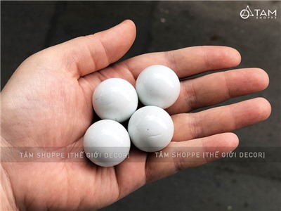 Set 4 viên bi trắng to ĐK2,5cm PKHD-BI-01